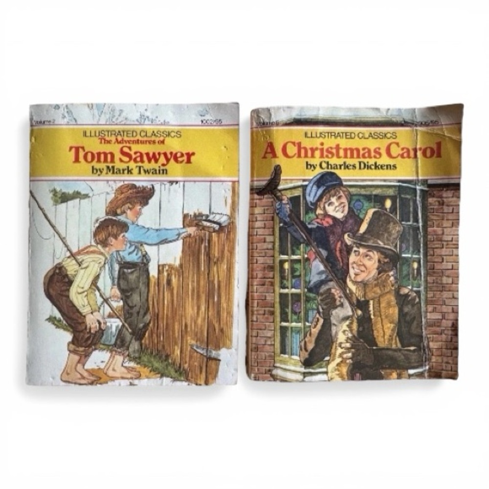 McDonald's Illustrated Classic Vintage Collectible  Book Set- Vol. 2 & 5